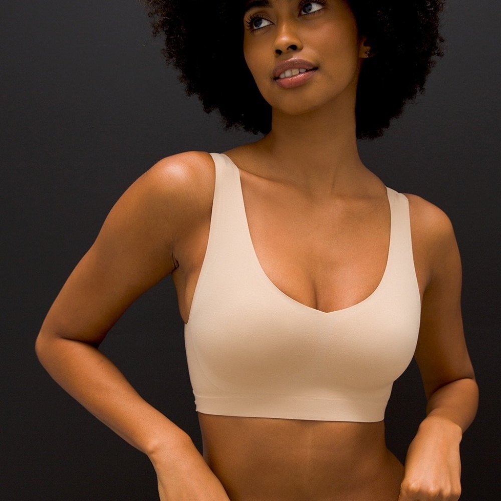 Soma Enbliss Tan Nude V-Neck Bralette
